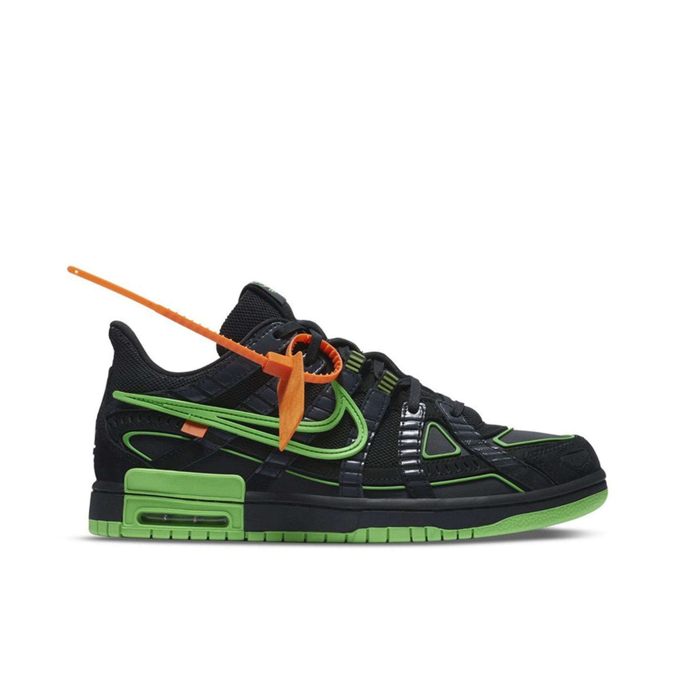 Rubber Dunk x Off White Green Strike