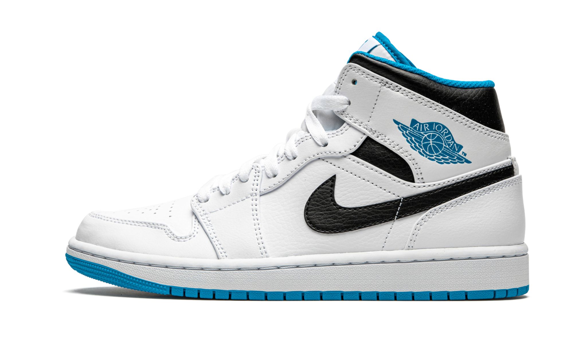 Air Jordan 1 Mid “White / Laser Blue”