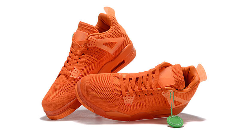 Jordan 4 Retro Flyknit Orange