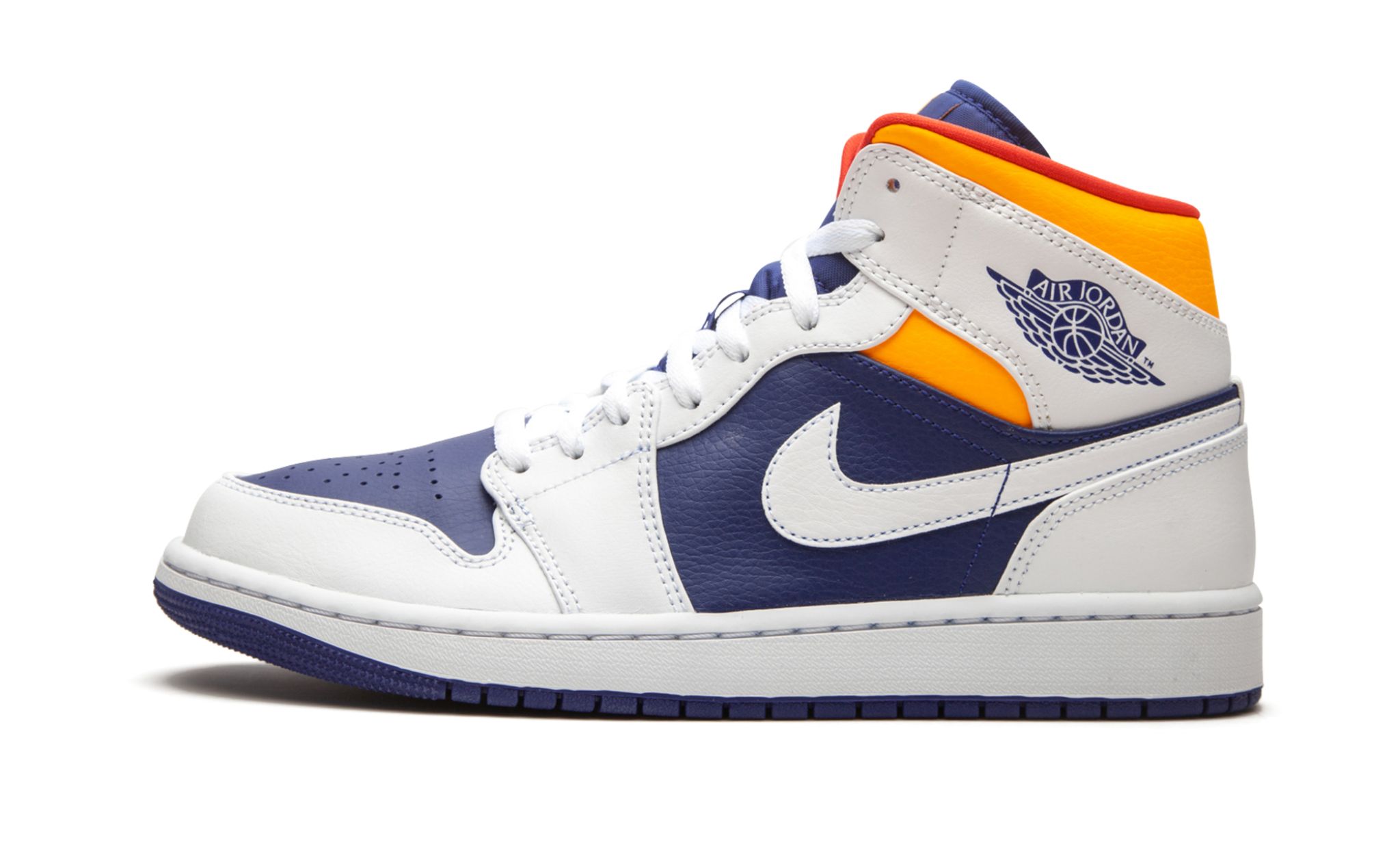 Air Jordan 1 Mid “Royal Blue / Laser Orange”