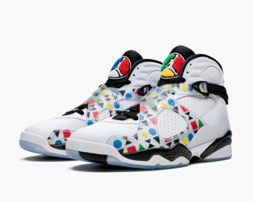 Jordan 8 Retro Quai 54 2019 White